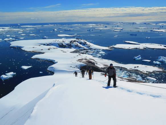 Gletsjervandring Antarktis Base Camp