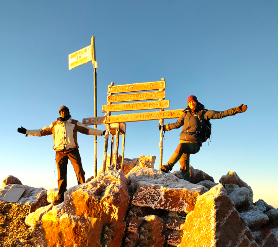 Mount Kenya top Mount Kenya trek