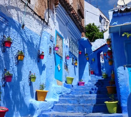 Den blå by Checchaoun