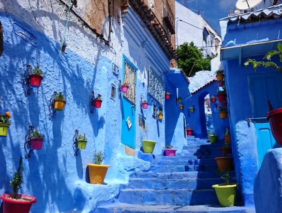 Den blå by Checchaoun