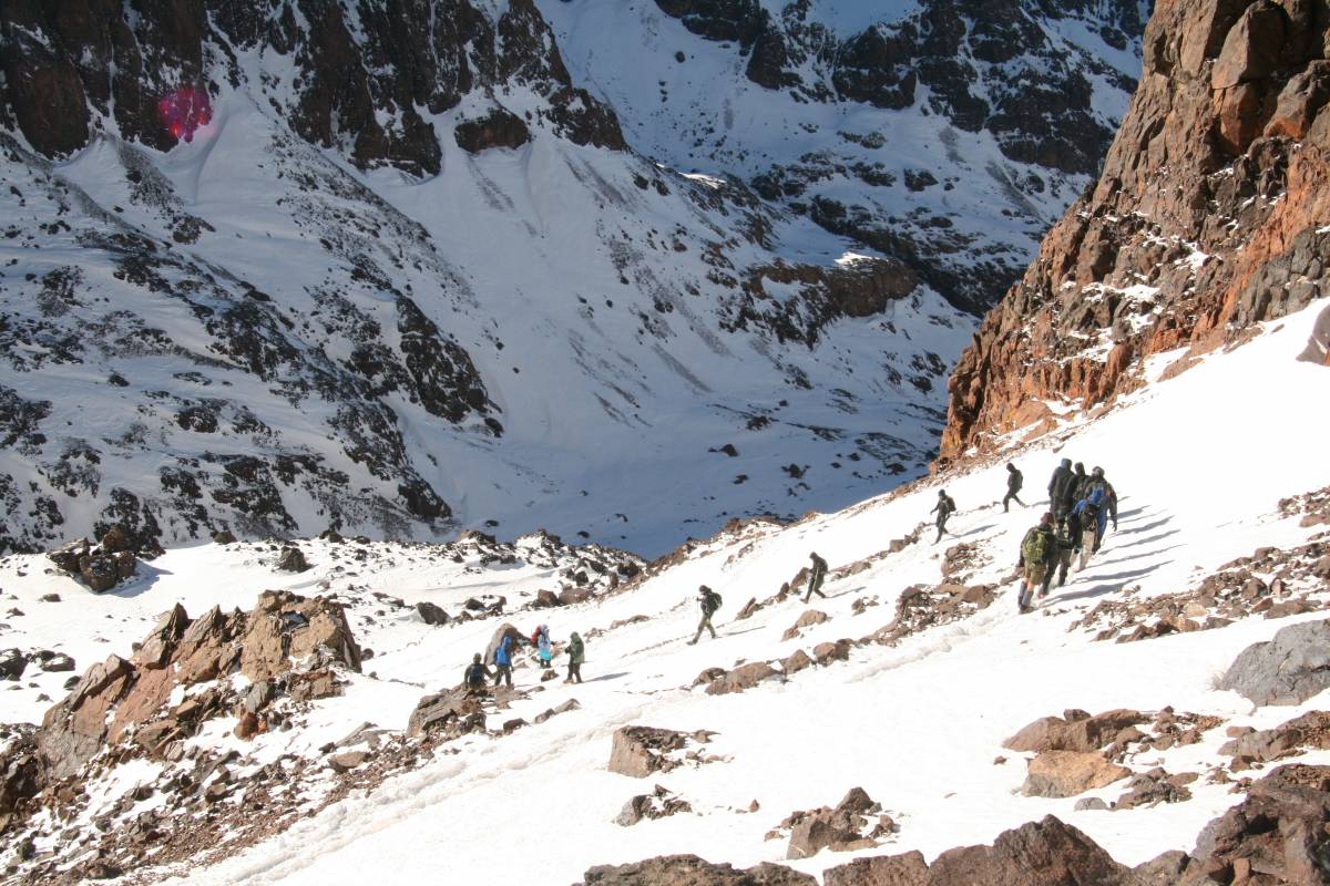 Mount Toubkal vinterbestigning