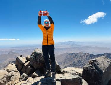 Toubkal bestigning med Emma Østergaard