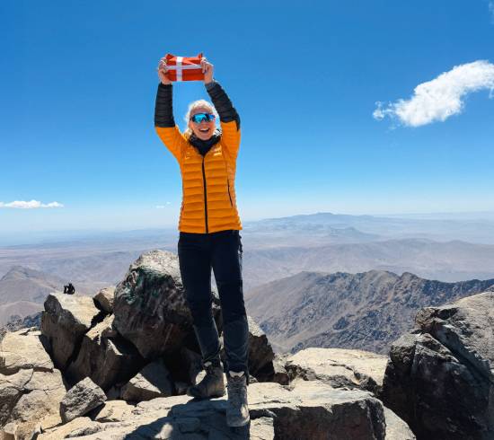 Toubkal bestigning med Emma Østergaard