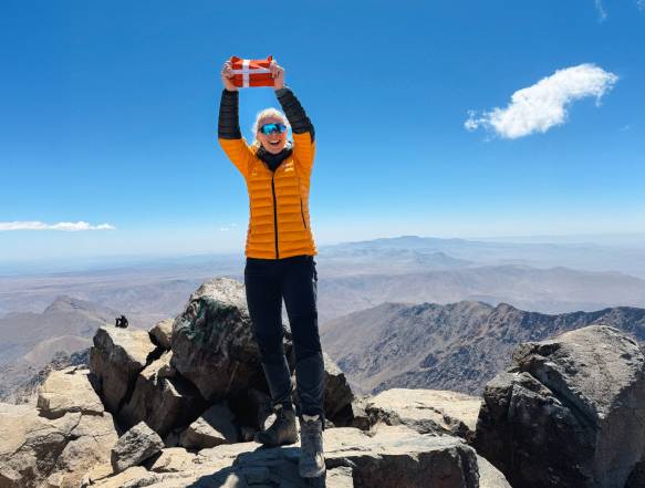 Toubkal bestigning med Emma Østergaard