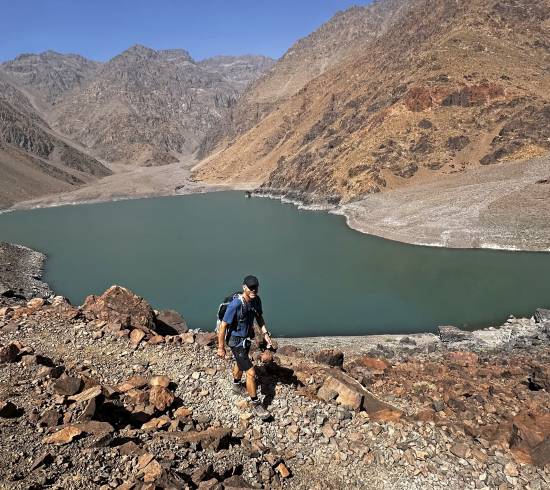 Lac d'Ifni søen og det central Atlas højland