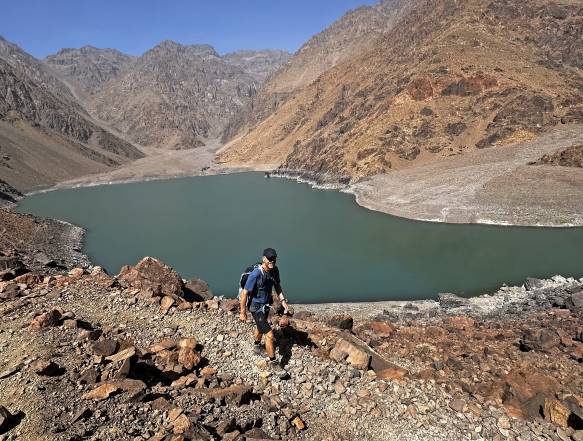 Lac d'Ifni søen og det central Atlas højland
