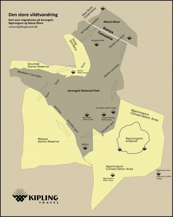 Tanzanias dyrevandring - den store migration