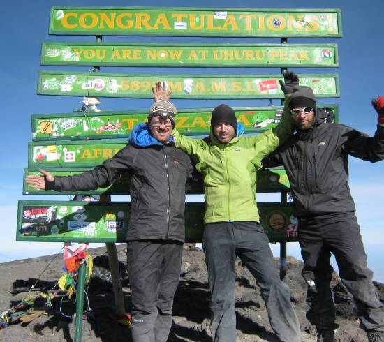 Toppen af Kilimanjaro