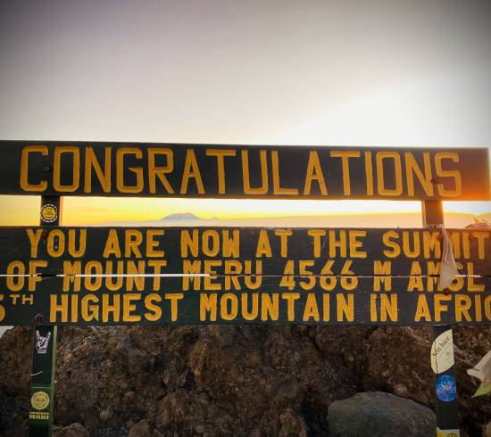 Mt. Meru Tanzania