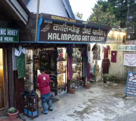 Handelsgade i Kalimpong