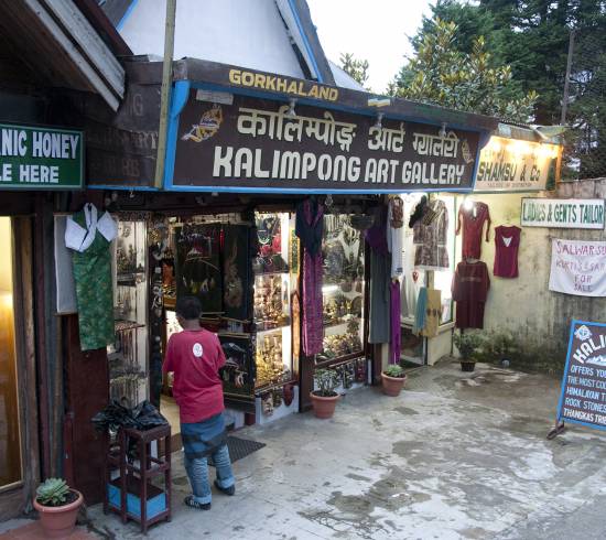 Handelsgade i Kalimpong