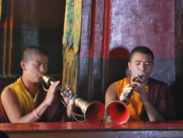 Munke i Bhutan
