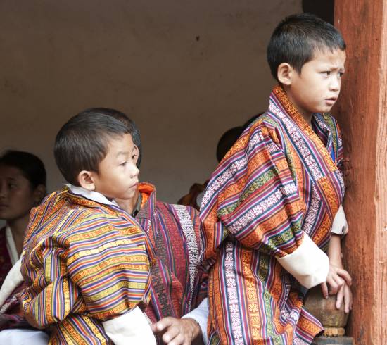 Børn i Bhutan