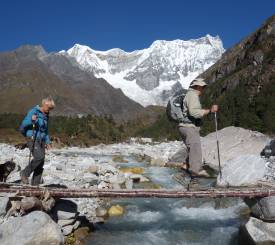 Over Jari La bjergpasset til Robluthang, 4.150 meter