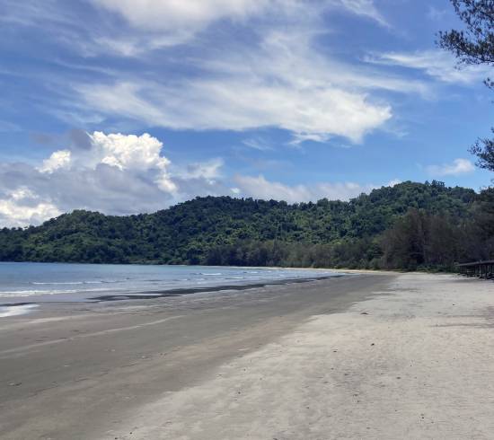Karambunai stranden Borneo