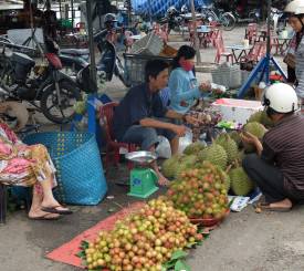 Ankomst til Saigon og vanddukketeater
