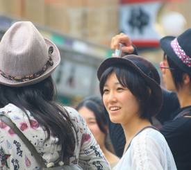 Unge mennesker i Tokyo