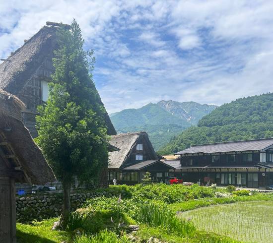 Traditionelle huse i Shirakawa-go