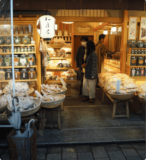 Butik i området omkring Senso-ji templet