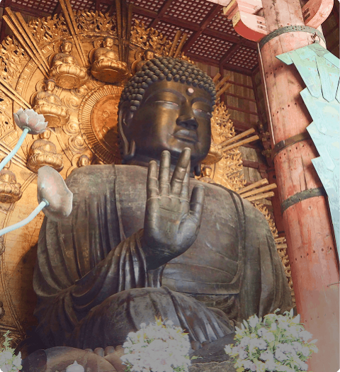 Bronzebuddah i Tōdai-ji-templet