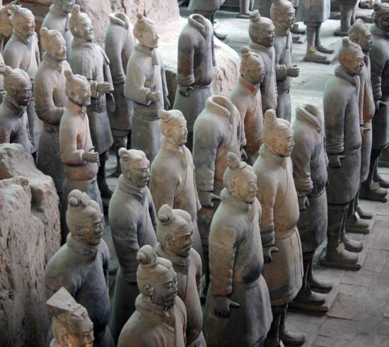 Xian med terracottahæren