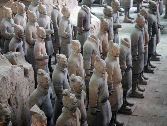 Xian med terracottahæren