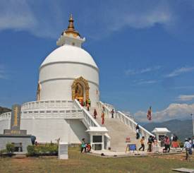 Fredsstupaen i Pokhara