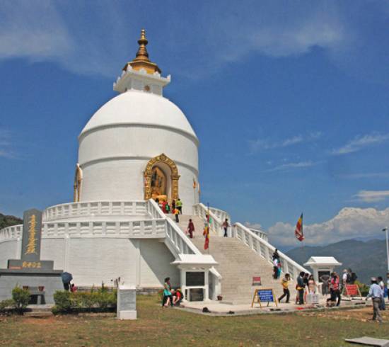 Fredsstupaen i Pokhara