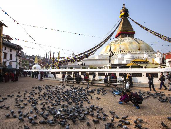 Boudhanath templet i Kathmandu
