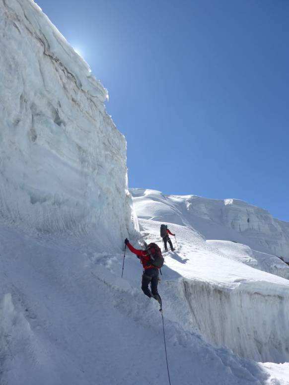 Himlung Himal 7.126 meter foto Lex Blankenstijn