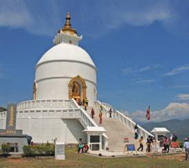 Fredsstupaen i Pokhara