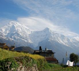 Ghandruk i Nepal