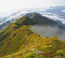 Bjergkam på vej mod Mardi Himal High Camp