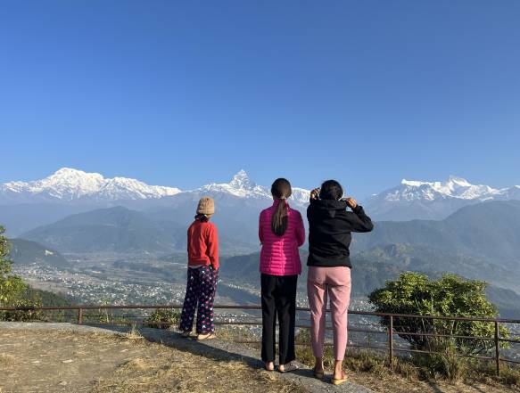 Fredsstupaen i Pokhara