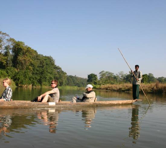 Kanotur i Chitwan