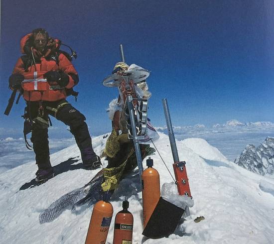 Michael Knakkergaard på Everest