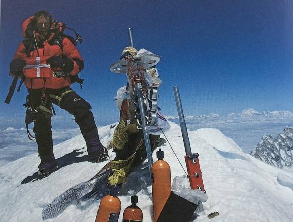 Michael Knakkergaard på Everest