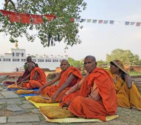 Munke i Lumbini