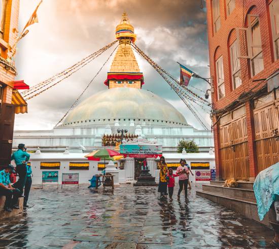 Bhoudanath stupaen i Kathmandu