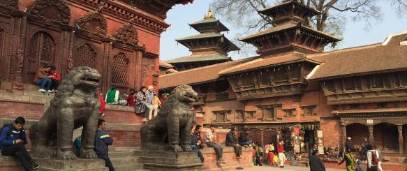Kathmandu og gåtur i den gamle bydel
