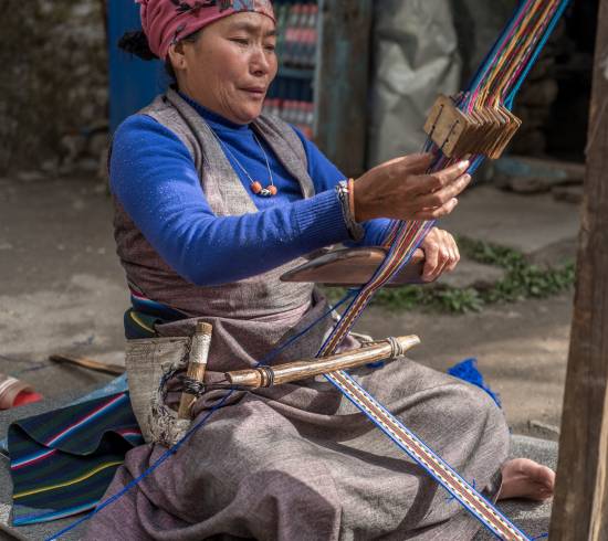Nuwakot og Syabru Bensi langs Trisulifloden