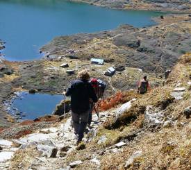 Ud af højlandet og til Kathmandu