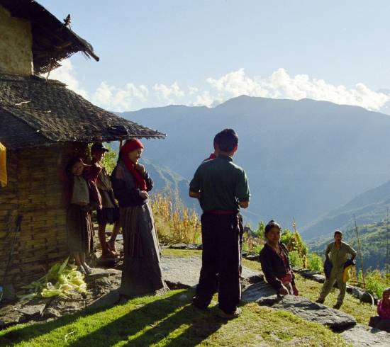 Tashigaon landsby i Nepal