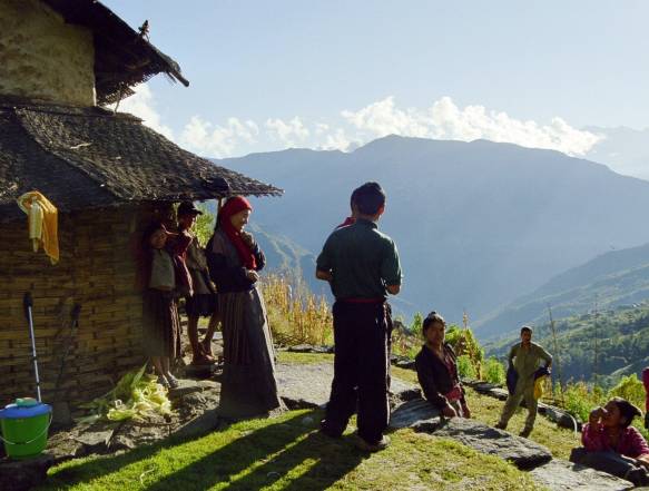 Tashigaon landsby i Nepal