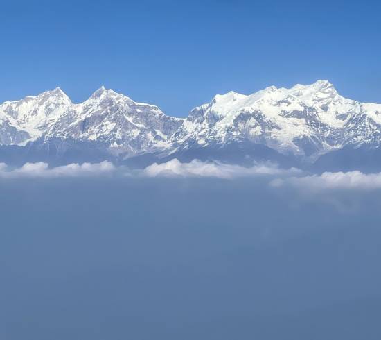 Udsigt til Manaslu Himal fra Gorkha