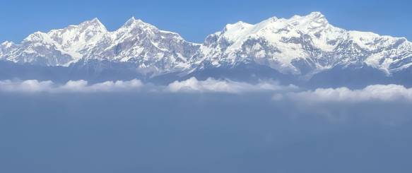 Udsigt til Manaslu Himal fra Gorkha