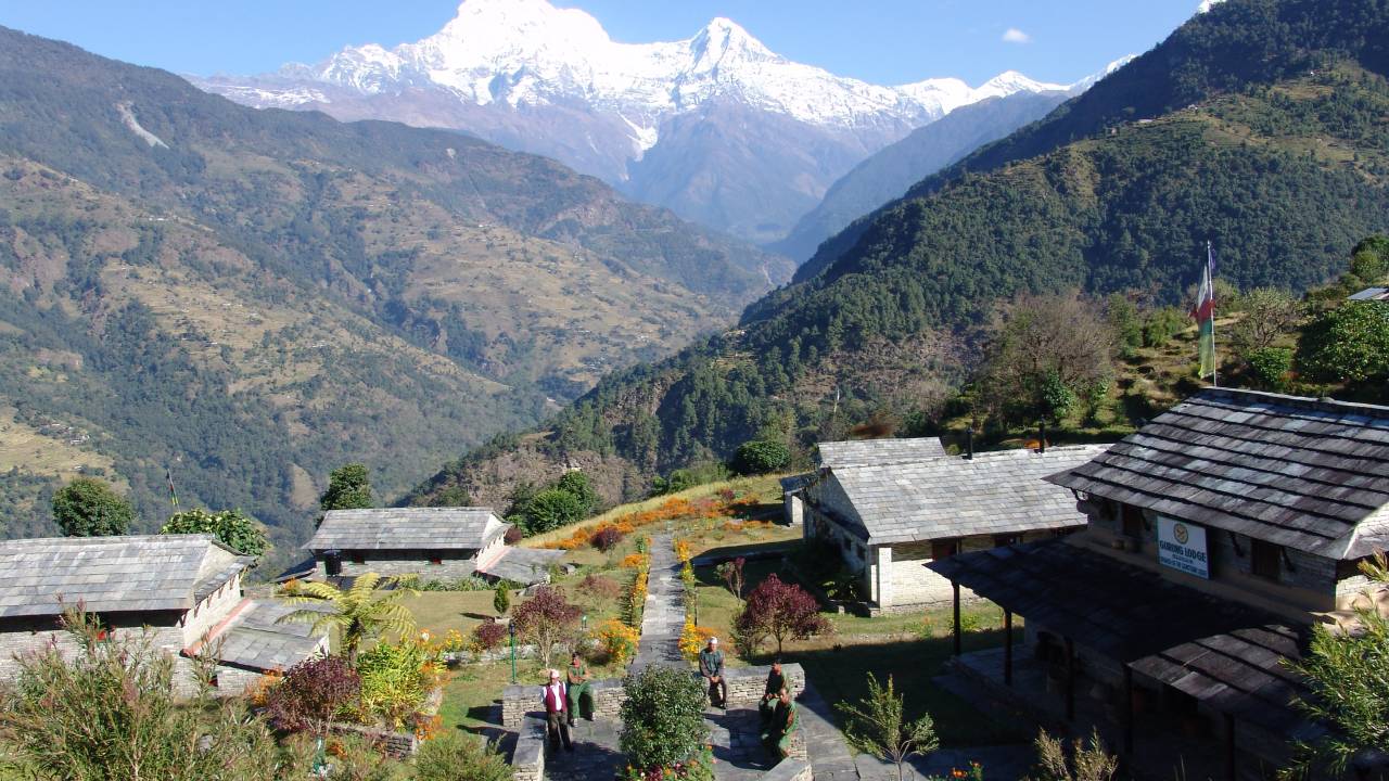 Luksus Lodge trek i Nepal