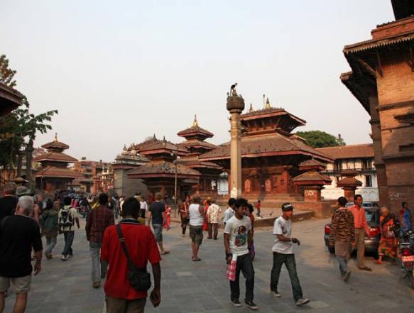 Kathmandu og kongebyen Bhaktapur