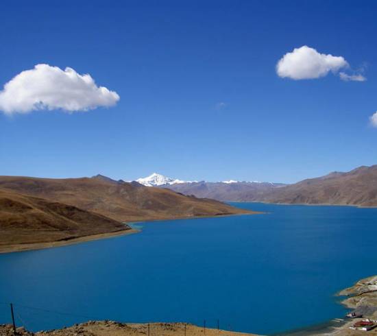 Yamdrok-Tso-i-Tibet