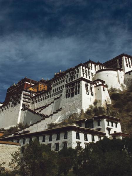 Over alle bjerge til Lhasa